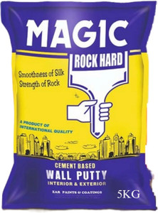 Magic Paints Hard Cement Base Wall Putty |White Cement Powder| Interior/Exterior Walls| Crack Filler