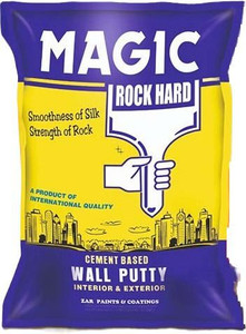 Magic Paints Hard Cement Base Wall Putty |White Cement Powder| Interior/Exterior Walls| Crack Filler