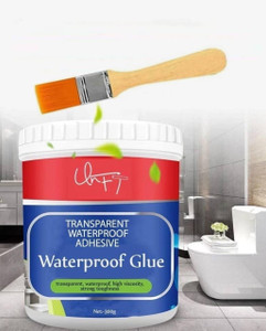 SARVASHVATRENDS Crack Seal Glue 300gm with Brush, Transparent waterproof glue Crack Filler