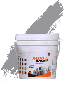 Fastobond Epoxy Tile Grout 3 Components STEEL GRAY COLOR Crack Filler