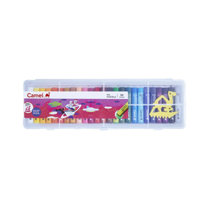 Camel Oil Pastels 25 Shades Reusable Pack