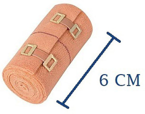 Maleno Cotton Crepe Bandage 6 cm Pack of 1 - Image 6