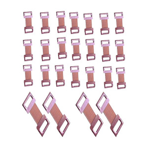 RARE OCEANS CREPE BANDAGE CLIPS (BROWN 20 PIC'S) Crepe Bandage