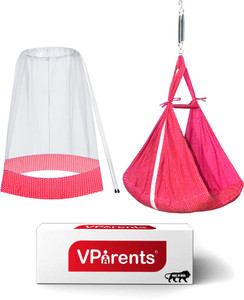 VParents Infant baby Swing cradle with Mosquito net and spring (Red) Buy  Baby Care Products in India