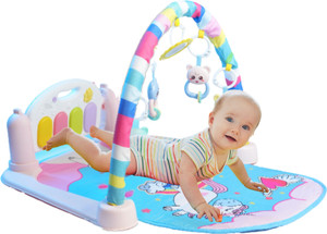 VIDGY 5 in 1 Indian Musical Keyboard Mat Baby Piano Gym Mat Gym & Fitness Rack