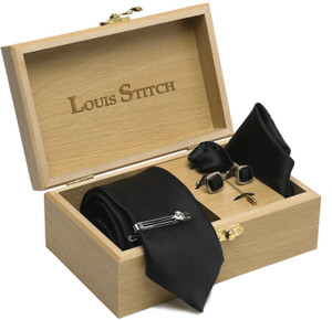 LOUIS STITCH Silk Tie & Cufflink