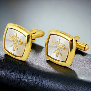 Lucky Jewellery Brass Cufflink Set