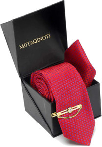 MUTAQINOTI Silk Tie Pin Set