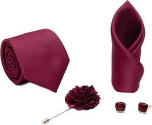 RIZORO Silk Cufflink & Tie Pin Set