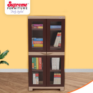 Supreme Furniture FUSION 02 FG-G.BROWN/D.BEIGE Plastic Cupboard