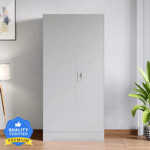 Godrej Interio Slimline 2 Door with Locker and Drawer Metal Almirah