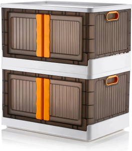 Aalok Closet Organizer And Folding Storage Box Wardrobe Cloth/Kids/Office/Kitchen Plastic Cupboard