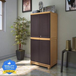 Nilkamal Freedom (FB1) Compact Plastic Cabinet, MultiPurpose Storage, Wardrobe, Bedroom Plastic Almirah