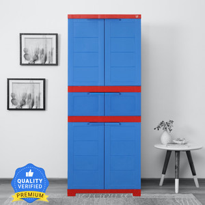 Cello Cello Novelty Triplex - Red & Blue Plastic Cupboard