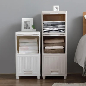 Sasimo 5 Layer Foldable Cabinet Plastic Cupboard For Storage Plastic Modular Drawer Plastic Free Standing Cabinet