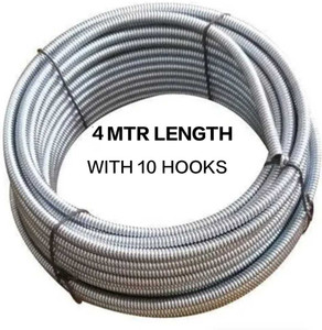 neha wire Silver Curtain Rods Metal