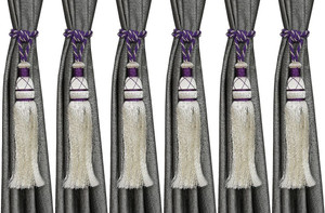 Radhey Radhey Decor Purple Tassels