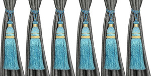 Radhey Radhey Decor Blue Tassels