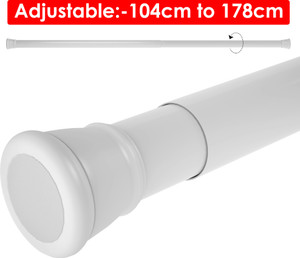 Story@home White Curtain Rods Metal