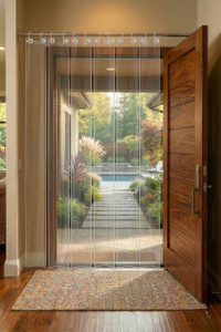 Zyraan 7 ft PVC Transparent Door Curtain - Image 6