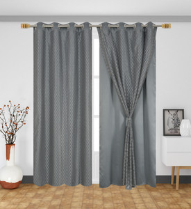 Home Stylish 152 cm (5 ft) पर्दा (2 का पैक)