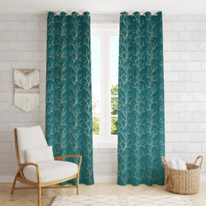 Rashee Creations 213 cm (7 ft) Door Velvet Room Darkening Curtain (Pack Of 2)
