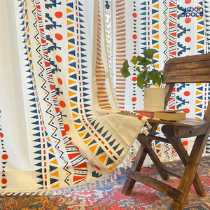 Urban Space 152 cm (5 ft) कॉटन खिड़की पर्दा एक पर्दा