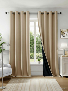 HOMEMONDE 8 ft Blackout Shower Curtain (Pack of 2) - Image 6
