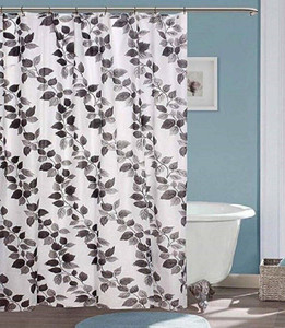 SHAVIN 224 cm (7 ft) Door PVC Semi Transparent Curtain Single Curtain