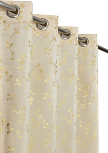 Elam 213.36 cm (7 ft) Door Velvet Room Darkening Curtain (Pack Of 2)