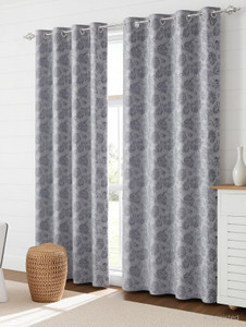 Saral Home 213 cm (7 ft) Door Cotton Room Darkening Curtain (Pack Of 2)