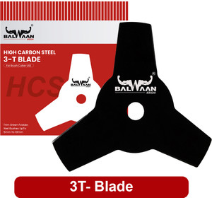 Balwaan 3 Teeth Blade Attachment for Brush Cutter/Grass Cutter