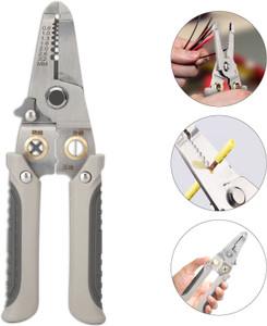 अपटोडेटेटूल Multi-Functional Wire Splitting Pliers, Electrical Stripping Tool 6 in 1Electric Cable Stripping Cutting Cable Stripper and Crimping वायर कटर