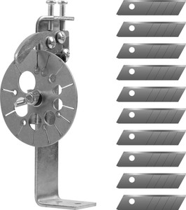 Verilux Manual Handheld Wire Stripper with Multi Cable Slots Blades Manual Handheld Wire Stripping Tool with Multi Cable Slots and 10 Extra Blades Wire Cutter
