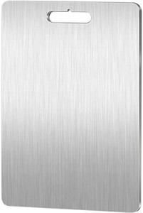 ZENOVIA Stainless Steel Chopping Board for Kitchen | Vegetable & Fruit Cutter Stainless Steel Cutting Board