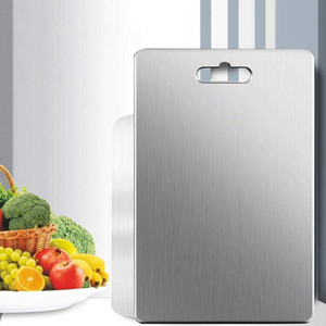 STROGAL Choping Bord steel choping bord 31 x 21 CM Stainless Steel Cutting Board