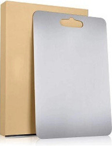 Well Set Stainless Steel Kitchen,Choping Board Vegetable,Fruit Cutter,vegitable Chopper Stainless Steel Cutting Board