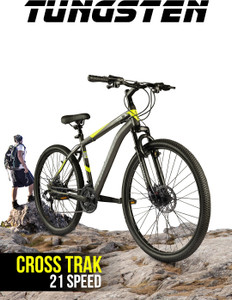 TUNGSTEN CROSS TRAK 21 | DUAL DISC | SUSPENSION | FULLY FITTED 26 T (inch) Mountain Cycle