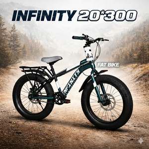 CAPENT INFINITY IBC 20*300 Semi-Fat Tyre Kids Cycle for Boys/Girls 20 T (inch) Fat Tyre Cycle