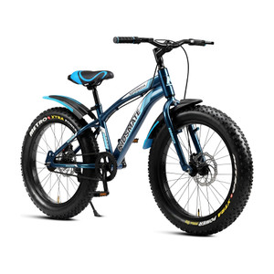 Kidsmate Supernva 2.0 Semi Fat Tire Cycle for Kids (7–10 Yrs) Dual Disc Brake,Rigid Fork 20 T (inch) Road Cycle