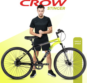 Crow STINGER X7 SINGLE SPEED | DUAL DISC BRAKES | FULLY FITTED 29 T