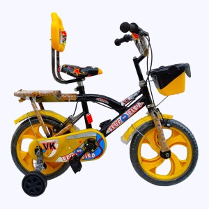 ROXX CART BICYCLE 14 T ROCKY NEW (YELLOW) FOR 2 TO 4 YEAR KIDS BABY 14 T BMX Cycle