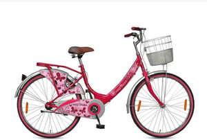 HERO Miss India Gold Single Speed 26"T Cycle for Girl/Women 26 T (inch) Road Cycle