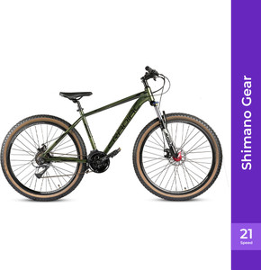 CRADIAC ALPHA PRO GREEN | 6061 ALLOY FRAME | DUAL DISC | FULLY FITTED 27.5 T (inch) Mountain Cycle