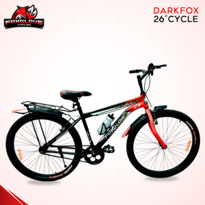 FOXGLOVE DARKFOX 26 INCHES DUAL COLOUR IN V BRAKE TYRE TUBE BICYCLE FOR AGE 10 PLUS YRS 26 T (inch) Road Cycle