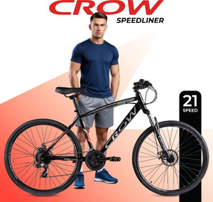Crow SPEEDLINER 21 SPEED|geared|FRONT SUSPENSION|DUAL DISC|HYBRID|700C ...