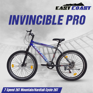 EAST COAST INVINCIBLE PRO 7 SPEED 26 T Mountain/Hardtail 26 T (inch) Mountain Cycle