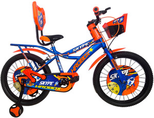 HROBOX ZEEONE 20T SKYPE WITH TUBELESS TYRE, BLUE/ORANGE, 85