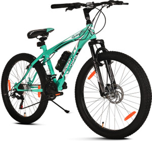 LEADER Gladiator Multi Speed (21 Speed) Cycle with Front Suspension and Disc Brake 26 T (inch) Hybrid Cycle/City Bike