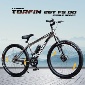 LEADER TORFIN MTB Cycle with Dual Disc Brake & Front Suspension 26 T (inch) Mountain Cycle